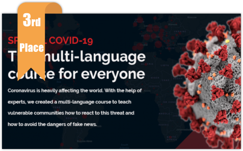 COVID-19 Educational Course — 3rd Place