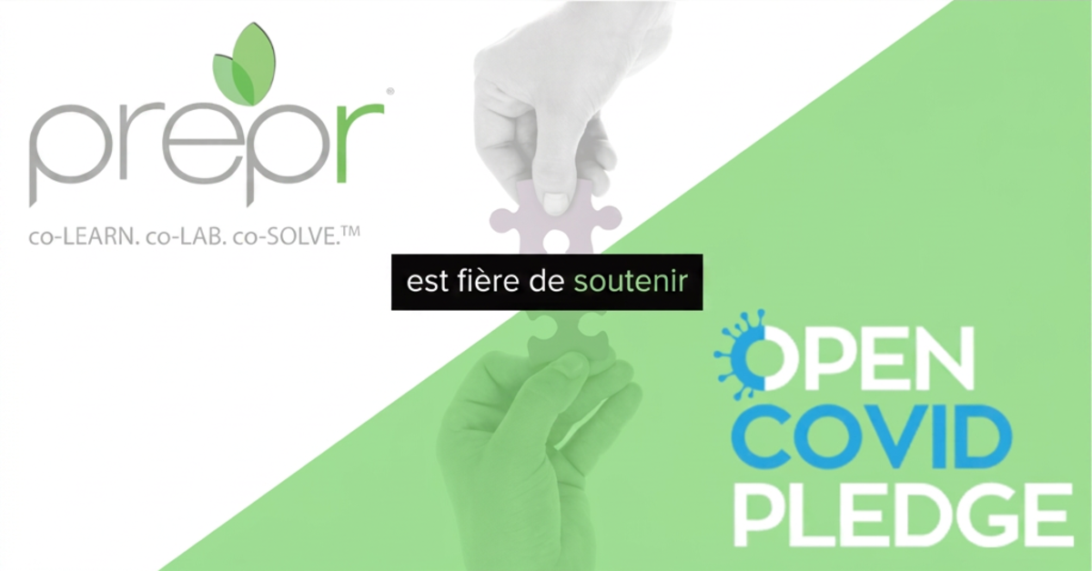 Prepr annonce son soutien à l’Open Covid Pledge