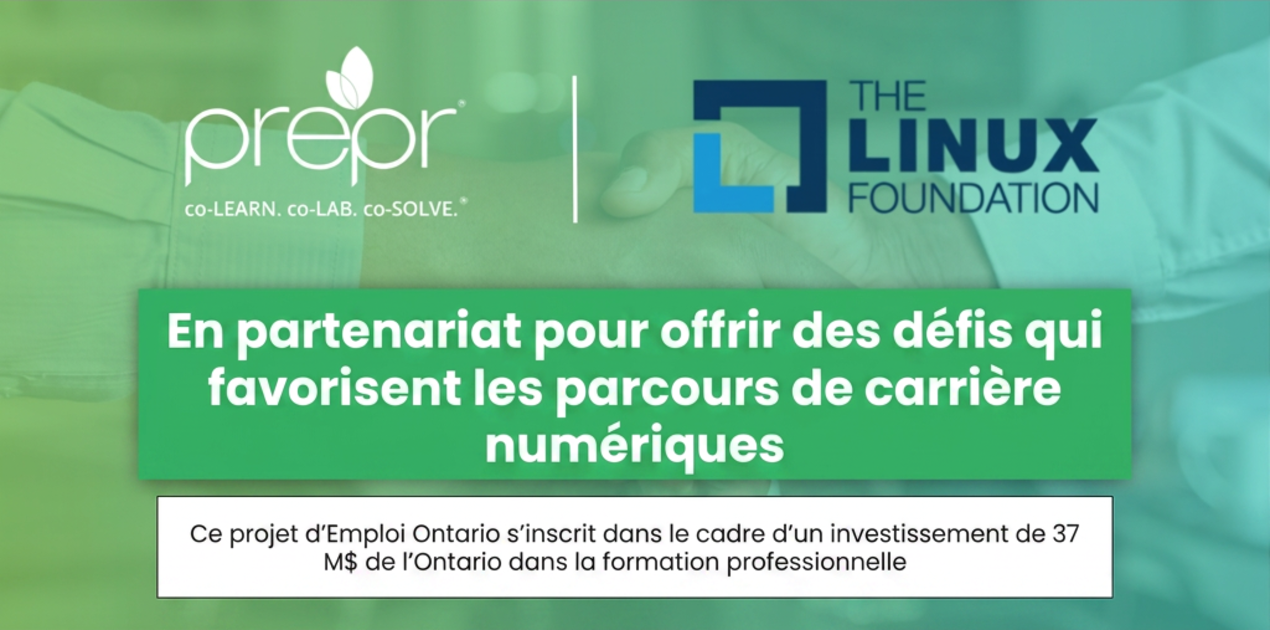Prepr s’associe à The Linux Foundation pour offrir un apprentissage intégré au travail dans le domaine numérique grâce au programme F.U.N.™
