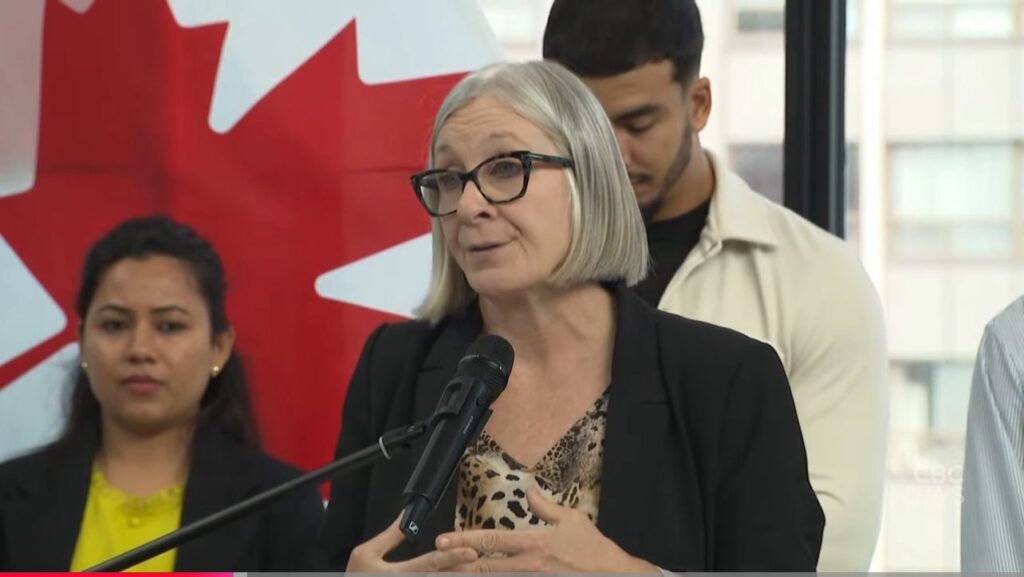 Minister Patty Hajdu praises Prepr Foundation at CBC YESS announcement September 2025.