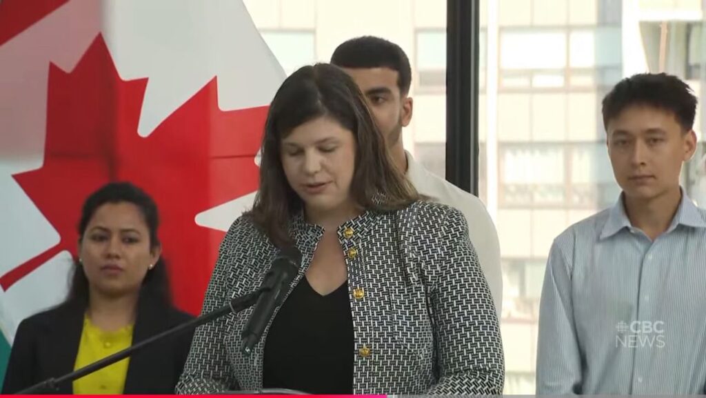Caitlin McDonough, CLO, Prepr Foundation, at CBC YESS announcement September 2025.