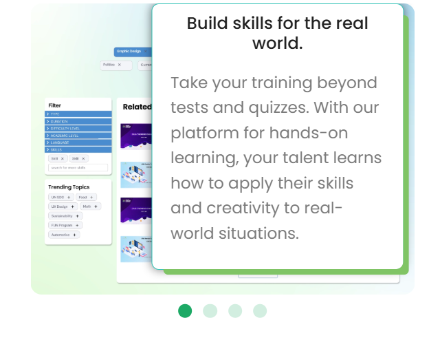 Build skills for the real world with hands-on, challenge-based learning.