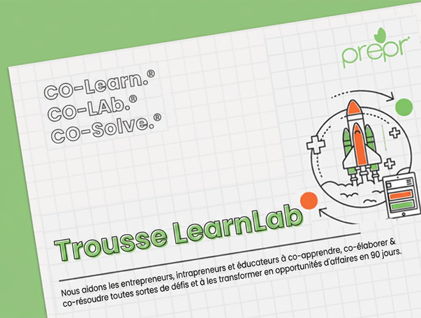 Prepr LearnLab Challenge Kit : apprenez ensemble, créez ensemble, résolvez ensemble