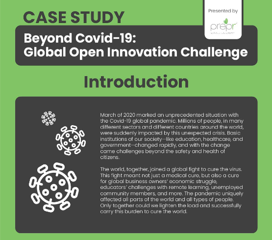 Case Study – Beyond COVID-19: Global Open Innovation Challenge infographic