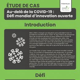 Au-delà de la COVID-19 : défi mondial d’innovation ouverte