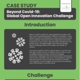 Case Study – Beyond COVID-19: Global Open Innovation Challenge