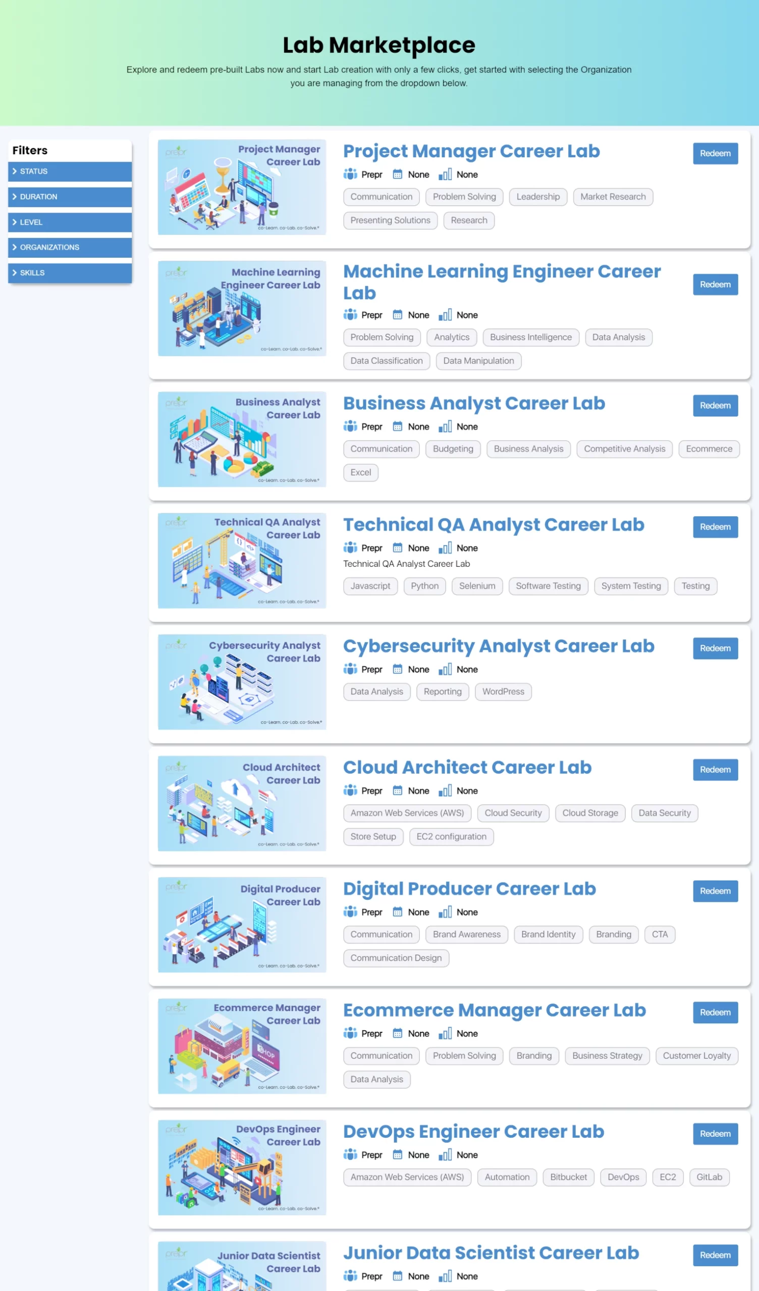 Leverage Our Lab Marketplace