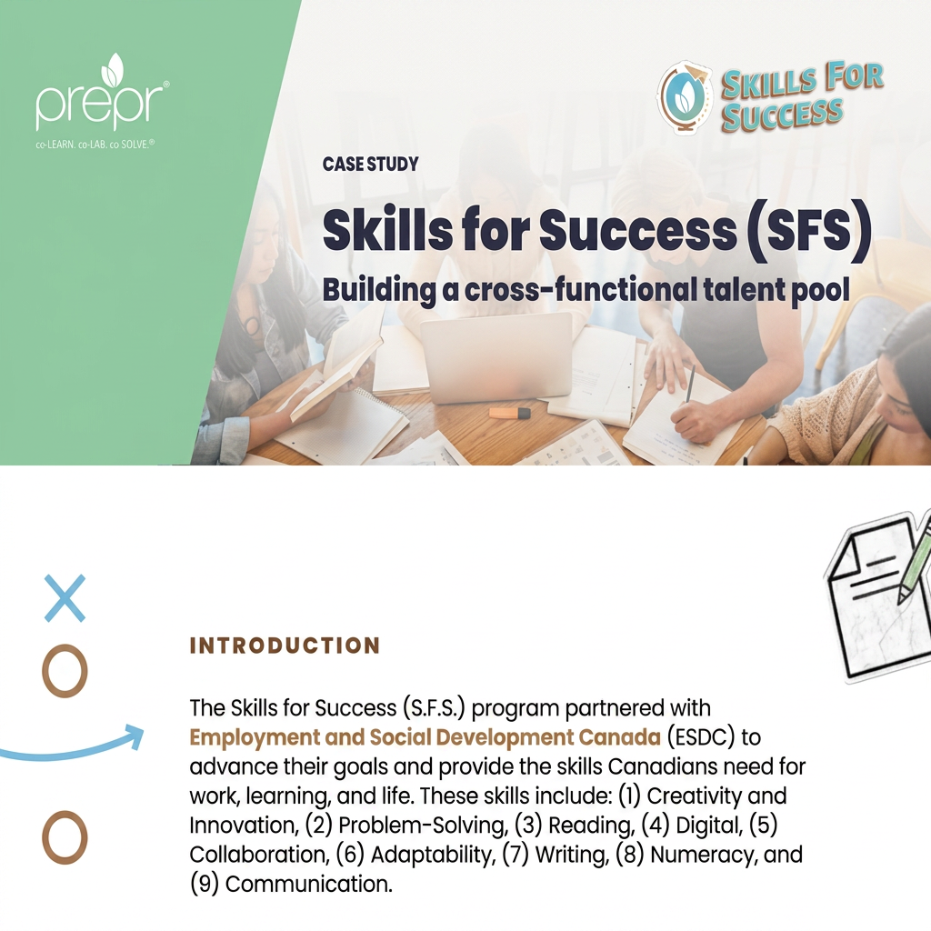 Skills for Success - Building a cross-functional talent pool infographic