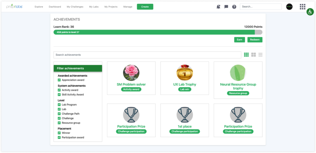 Achievements