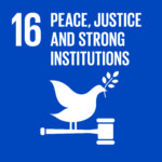 UN Sustainable Development Goal (SDG) 16: Peace, Justice and Strong Institutions.
