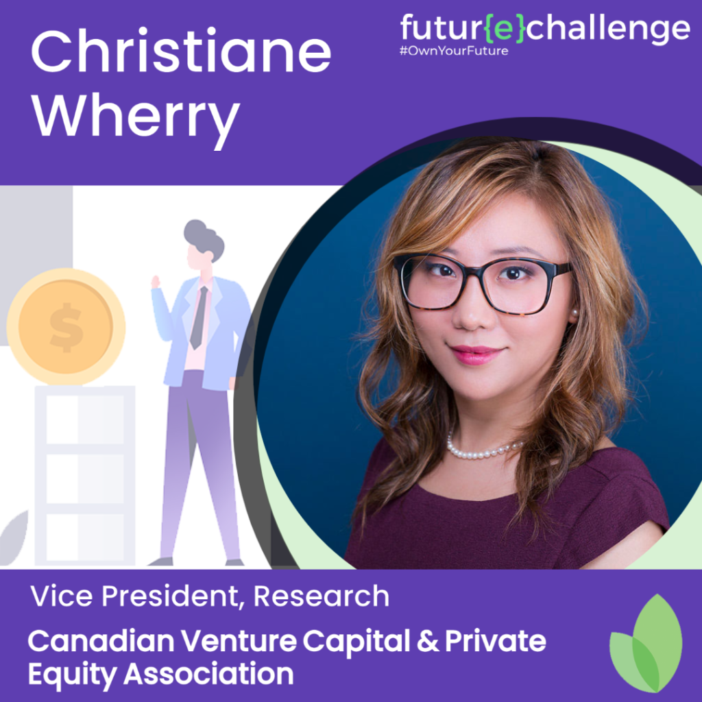 Speaker image: Christiane Wherry, Vice President, Research at Canadian Venture Capital and Private Equity Association.