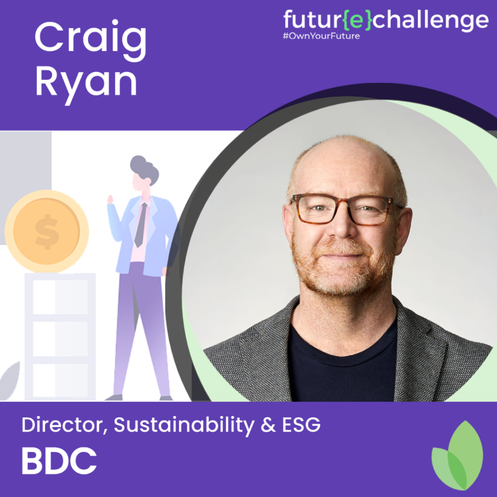 Speaker image: Craig Ryan, Director, Sustainability and ESG at BDC