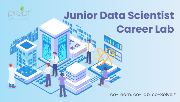 Banner: Junior Data Scientist Career Lab.