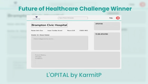 Banner: Future of Healthcare Challenge Winner, "L'opital" by KarmitP.