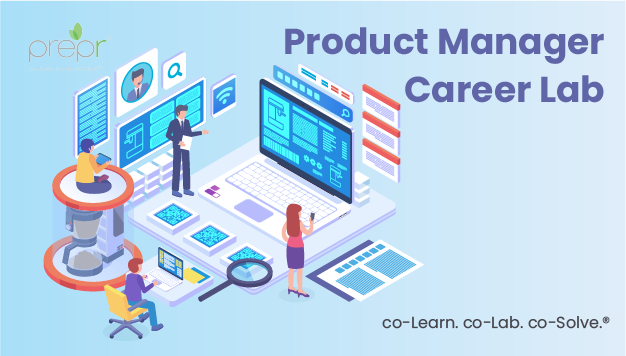 Banner: Product Manager Career Lab.