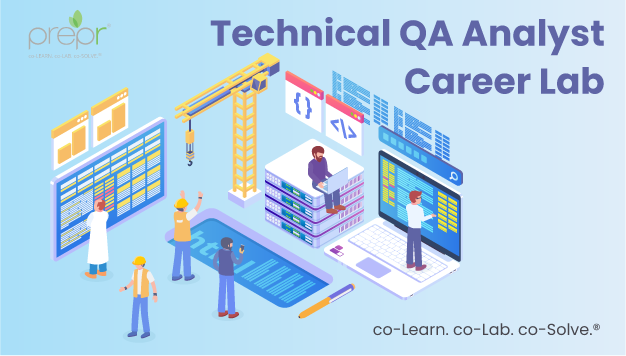 Banner: Technical QA Analyst Career Lab.