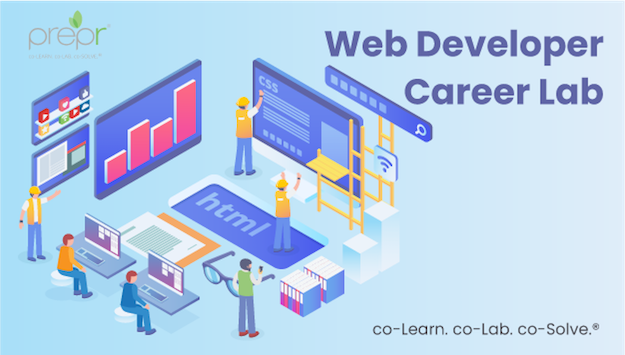 Banner: Web Developer Career Lab.