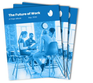 Cover photo The Future of Work book.