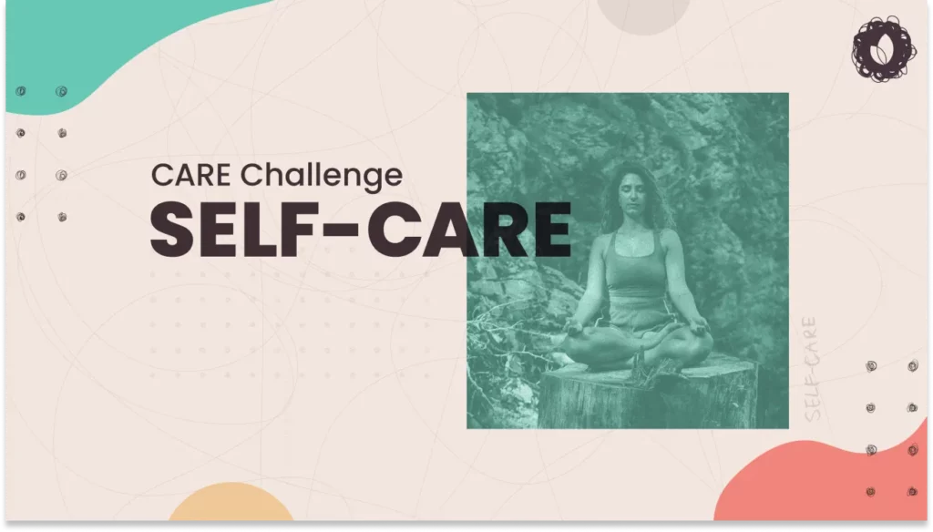 Banner: CARE Challenge, Self-Care.
