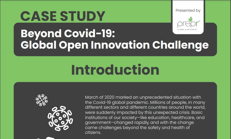 Preview: Beyond Covid-19 case study.