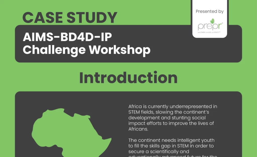 Banner: Case Study - AIMS-BD4D-IP Challenge Workshop.