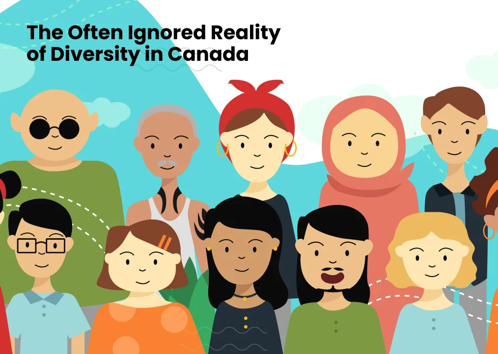 Blog banner: The Often Ignored Reality of Diversity in Canada.