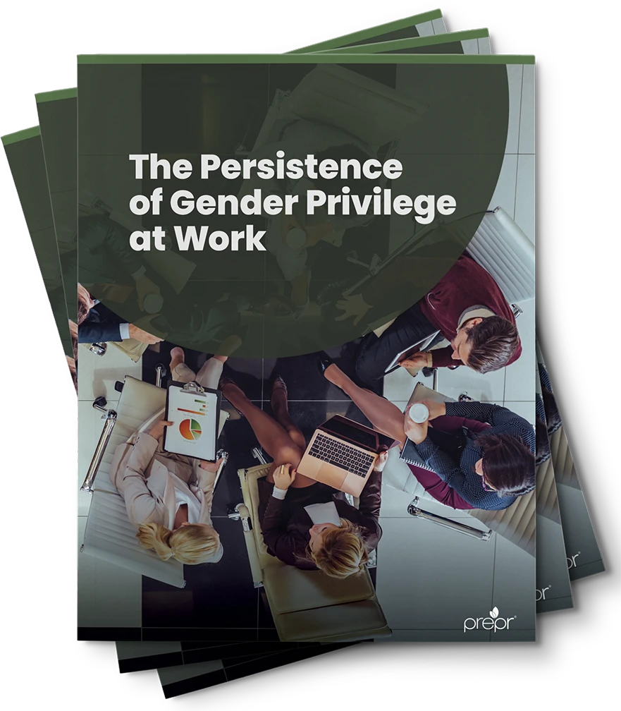 Cover photo: The Persistence of Gender Privilege at Work and Inclusion in the Workplace.