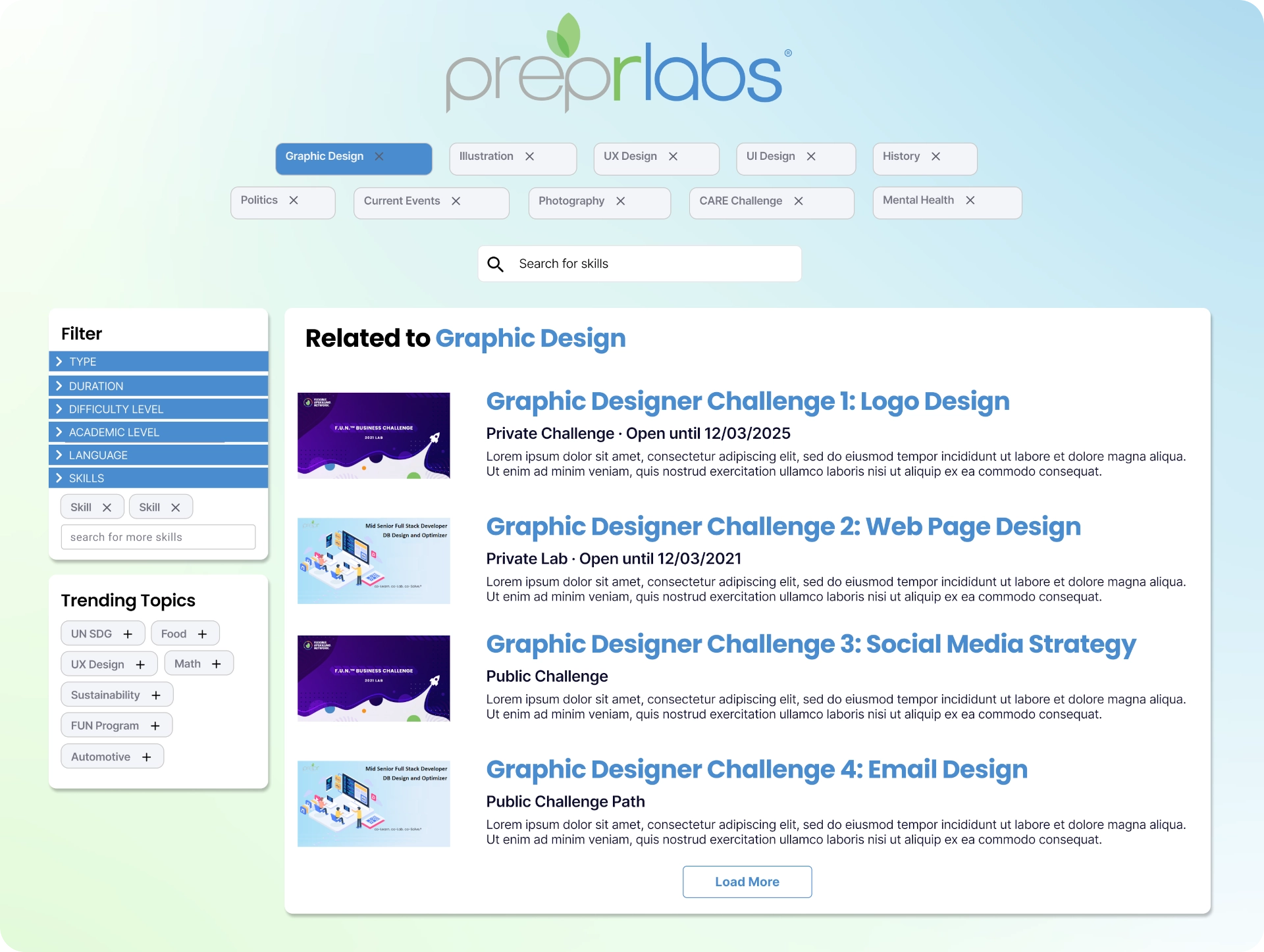 Illustration: stylized representation of the PreprLabs interface.