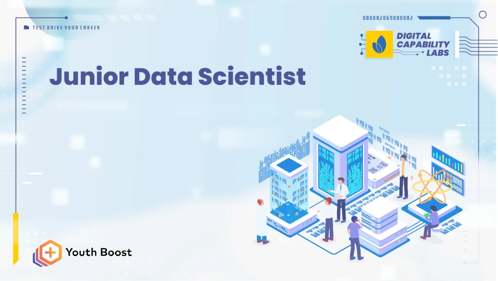 Banner: Junior Data Scientist Career Lab.