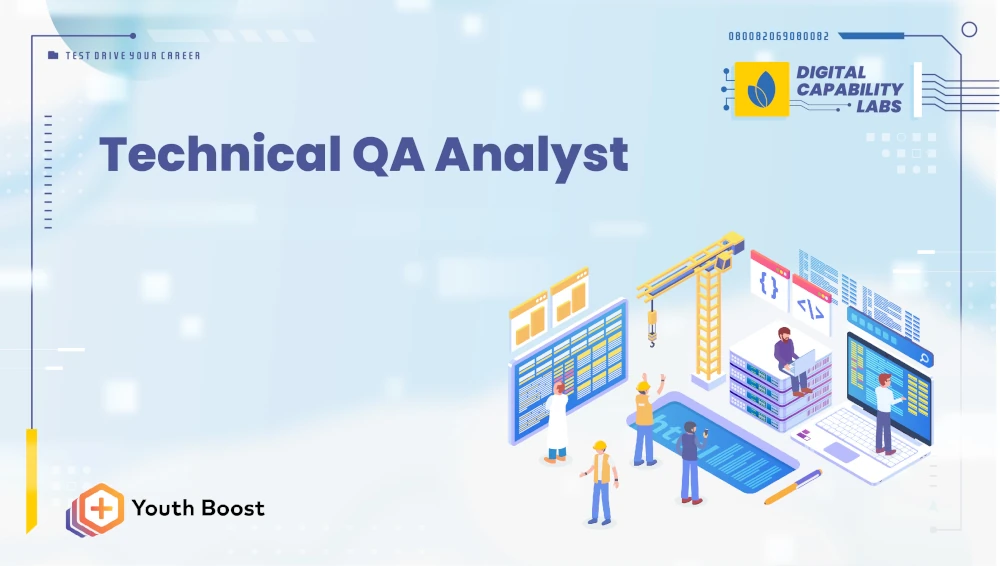 Banner: Technical QA Analyst Career Lab.