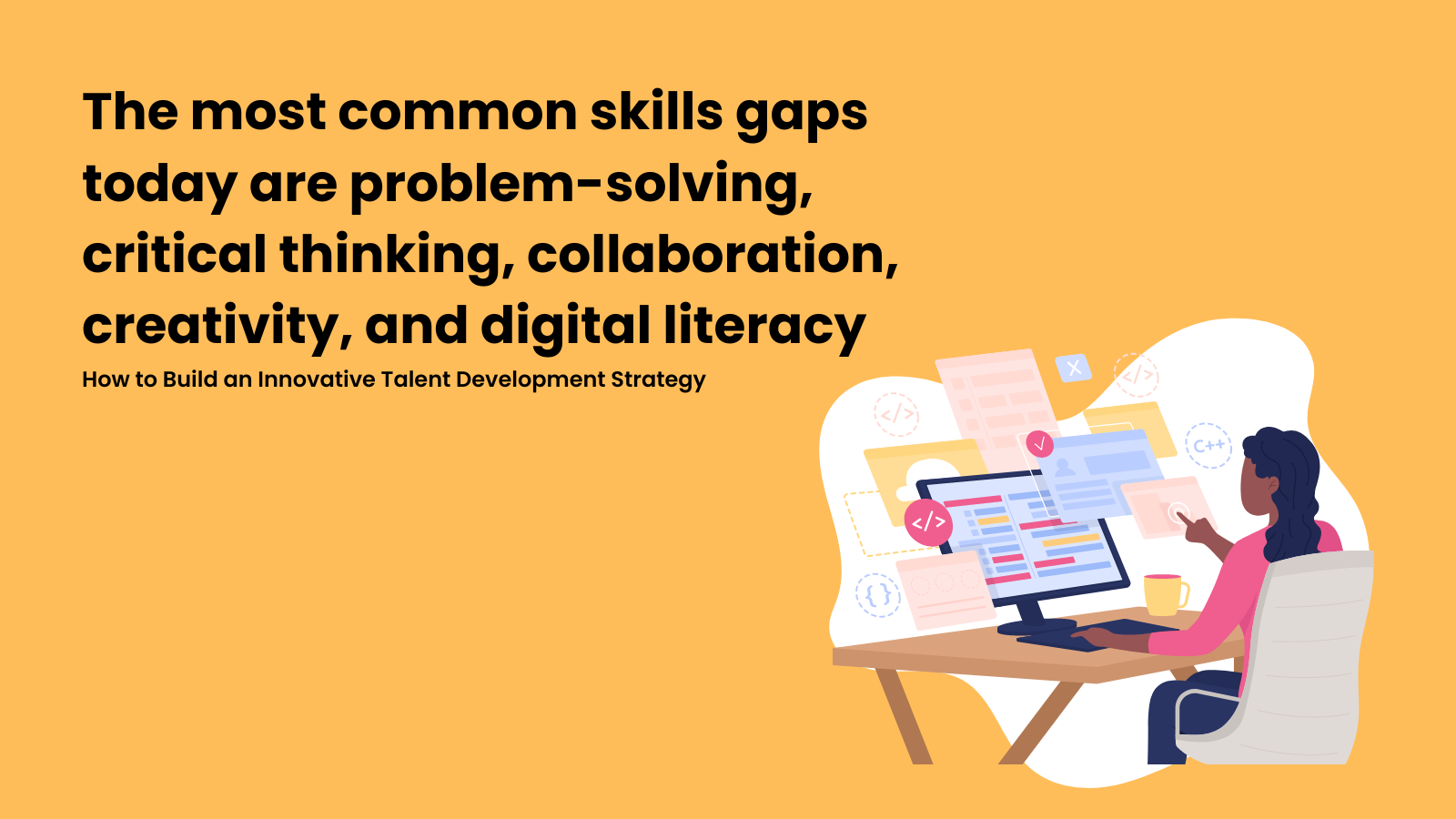 Banner: How to Build an Innovative Talent Development Strategy.